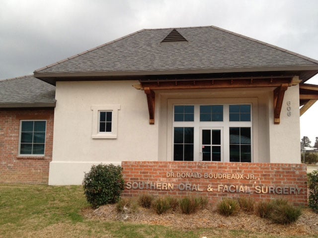 office building from the front