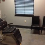 black dental chair